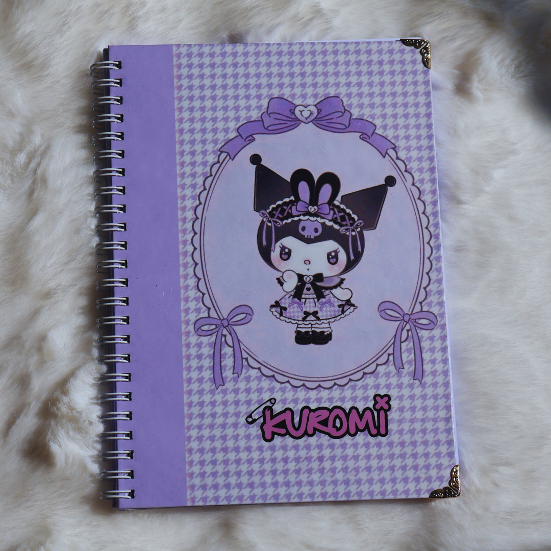 Kuromi Theme notebook