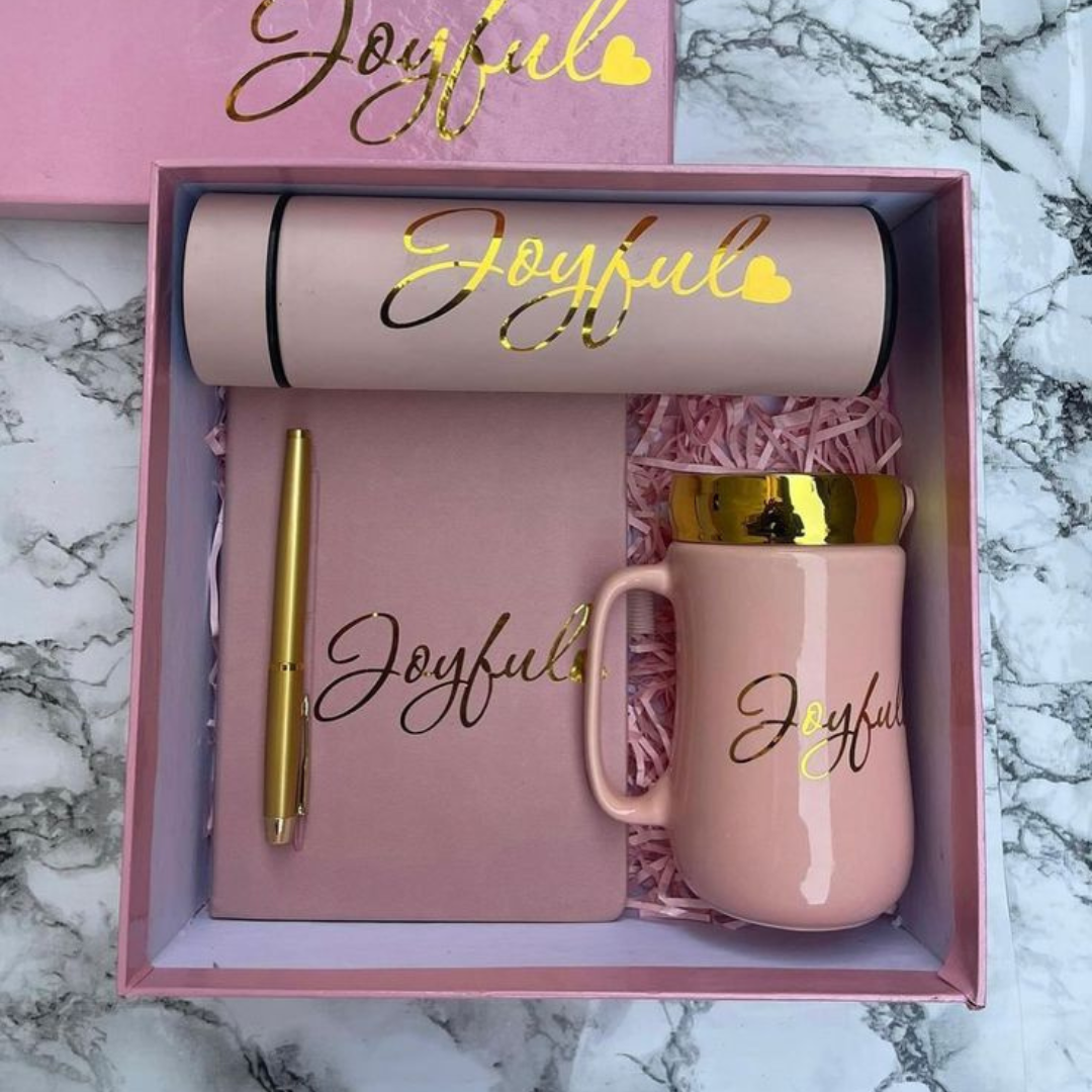 Personalized Corporate Gift Set | Custom Logo Mug & Notebook | Premium Business Giveaway (Set A / Set B)