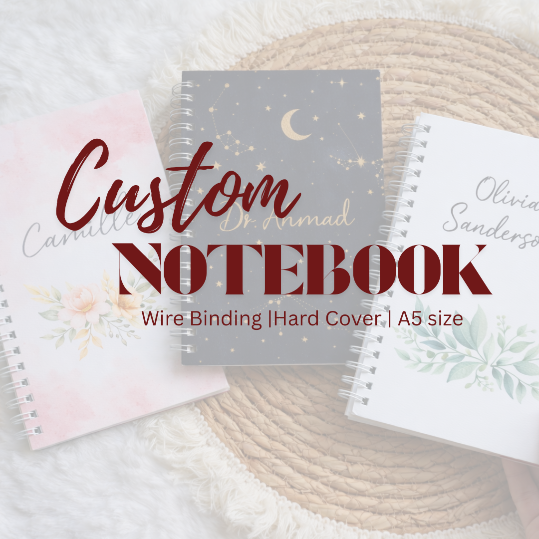 Custom A5 | A6 Wire Binding Notebook