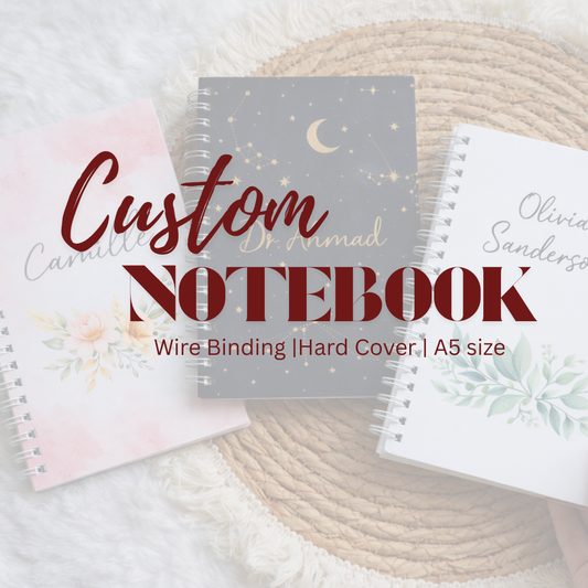 Custom A5 | A6 Wire Binding Notebook