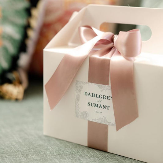 Custom Wedding Welcome Gift Gamble Box (Personalized Guest Favor)