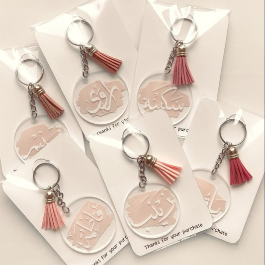 Personalized Acrylic Keychains – Wedding and Corporate Favors & Souvenirs