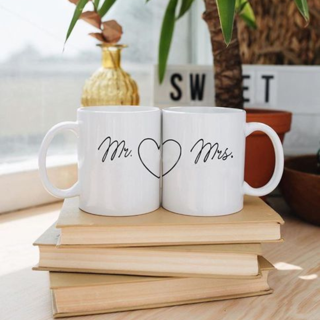 Personalized Ceramic Mug | Custom Name, Initial or Event Design | Wedding, Corporate & Gift Favors