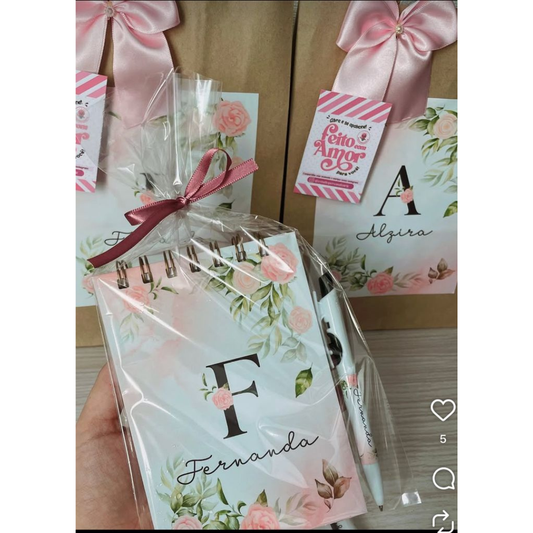 Personalized Mini Notebook & Pen Gift Set – Custom Giveaway Corporate and Other