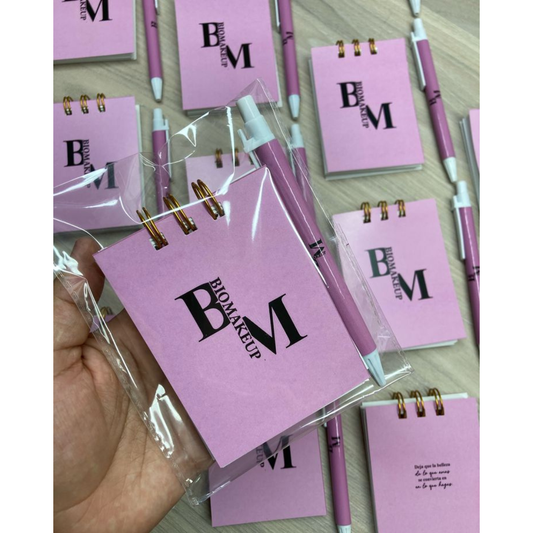 Personalized Mini Notebook & Pen Gift Set – Custom Giveaway Corporate and Other