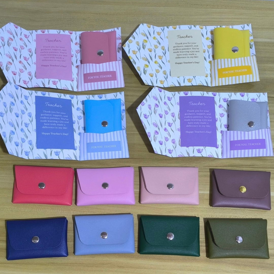 Personalized Leather Mini Pouch | Custom Name Coin Purse | Wedding , Corporate & Event Giveaways