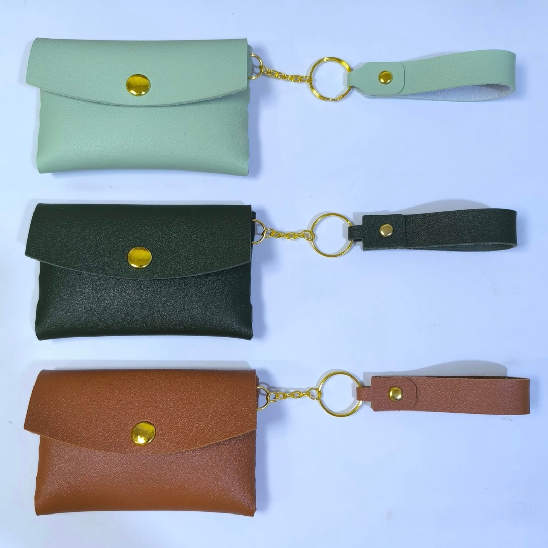 Personalized Leather Mini Pouch | Custom Name Coin Purse | Wedding , Corporate & Event Giveaways